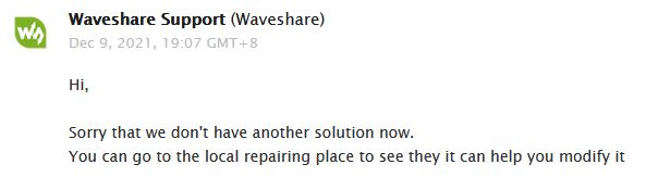 Waveshare Response 02